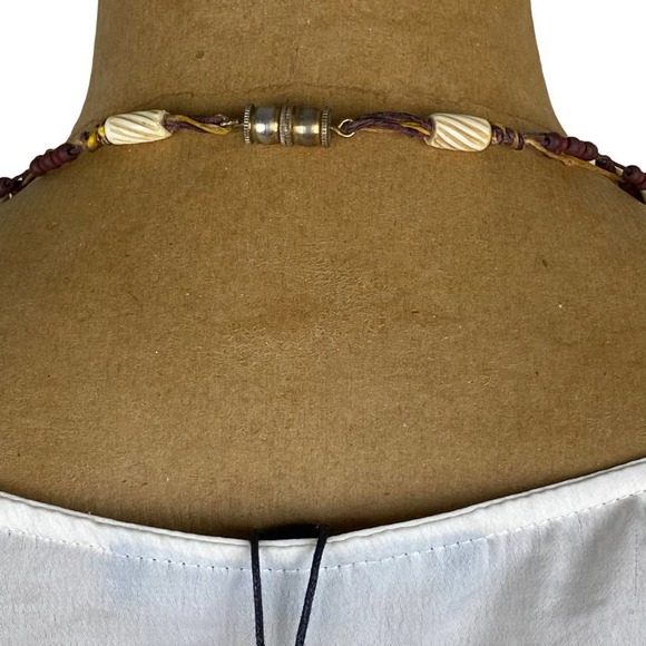 Vintage Hand Carved Wooden Animal Safari Necklace - Picture 11 of 11